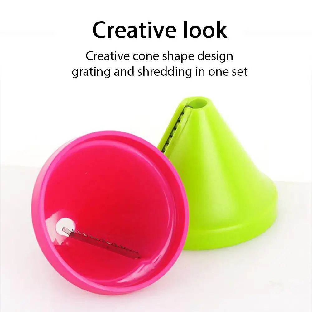 Spiral Vegetable Slicer Handheld Funnel Spiral Cutter for Cucumber Radish Fruit Zucchini Noodle Maker Carrot Shredder Kitchen