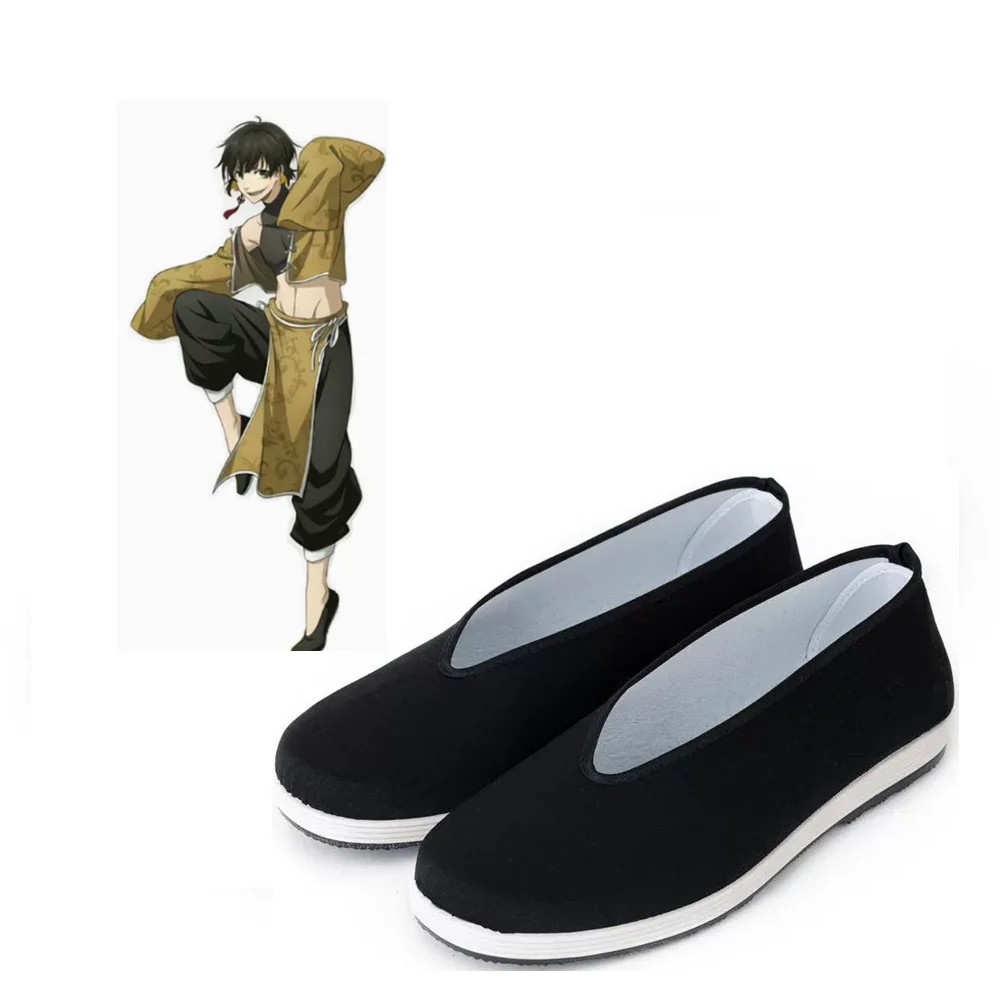 BLUE LOCK Cosplay Shoes Isagi Yoichi Chinese Traditional Martial Arts Shoes Men Kung Fu Shoes