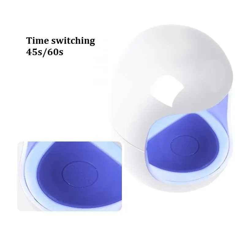 Mini Single Finger Ei 3W UV Nagellampe Trockner Eiform Phototherapie Maschine Nageltrockner 1St