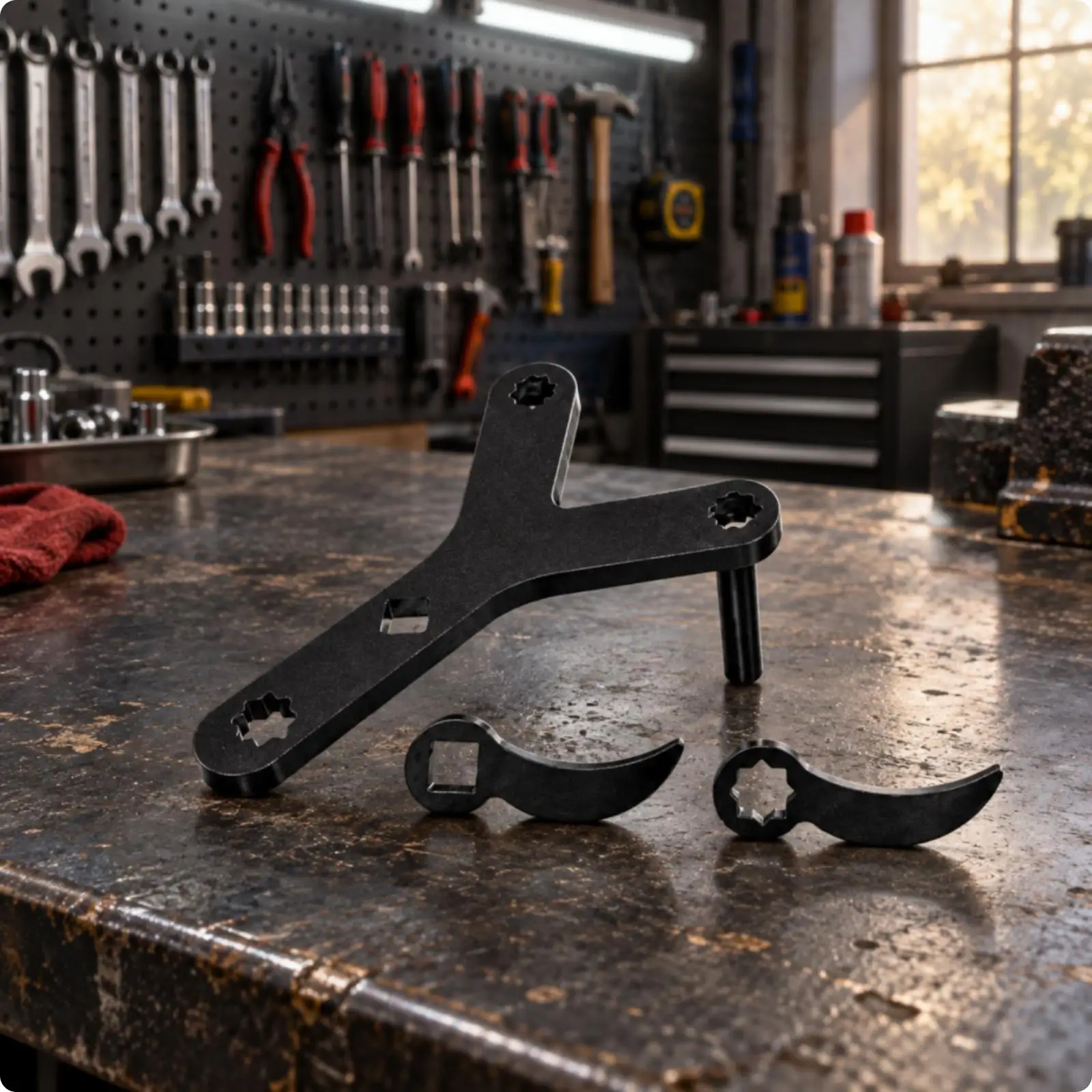 Suspension Arm Remover Kit Control Arm Puller Tool with Curved Leverage Design for Auto Repair Home Use