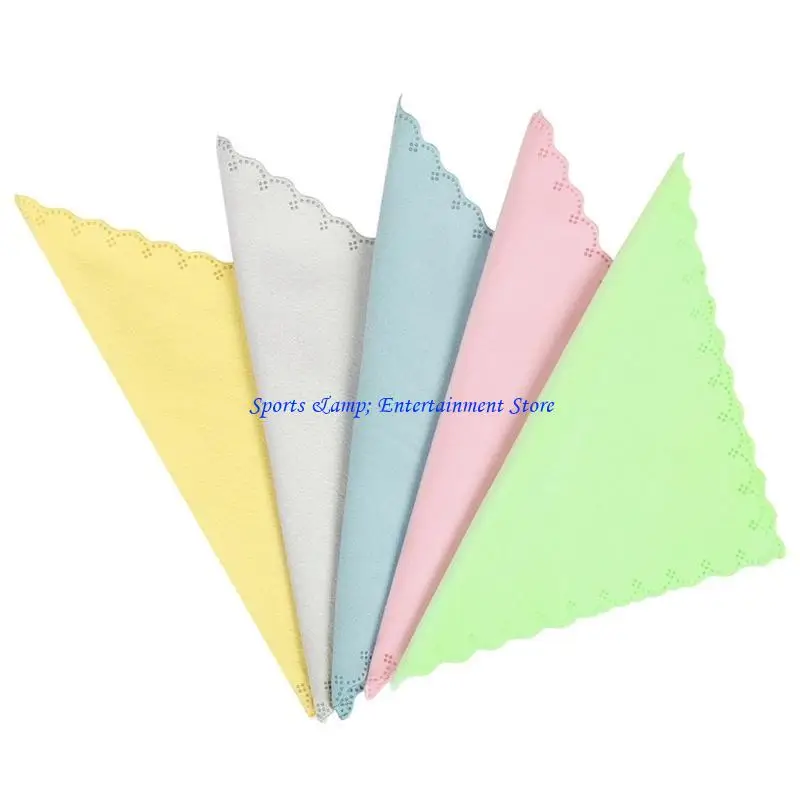 

G7NF 5Pcs Violin Cleaning Cloth, 4.72x4.72inch Cleaner Cloth Microfiber Cleaning Cloth Soft Musical Instrument Cleaning Cloth