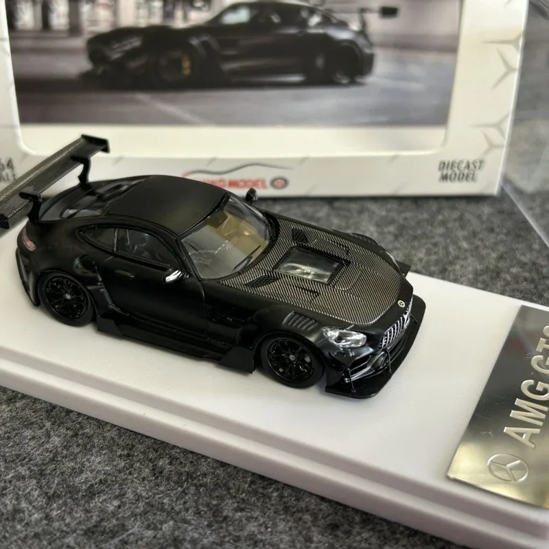 다이캐스트 모델 자동차 Rhino 모델 1/64 메르세데스 AMG GT S 합금 모델 자동차 장난감 소년용 오리지널 박스