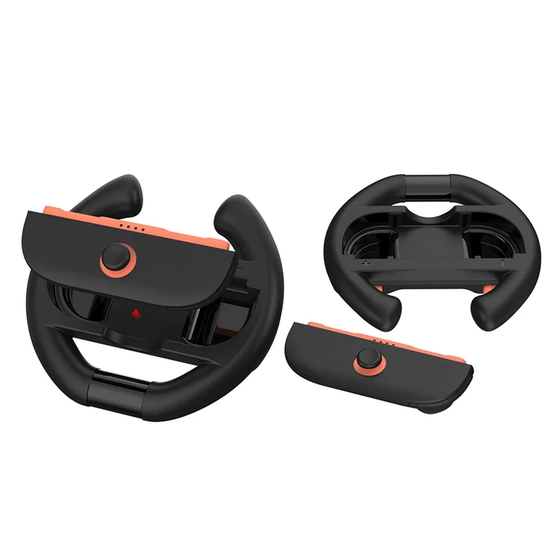 

N82R 2Pcs Racing Steering Wheels For Switch 2 Ergonomic Controller Grips Enhanced Gaming Precision