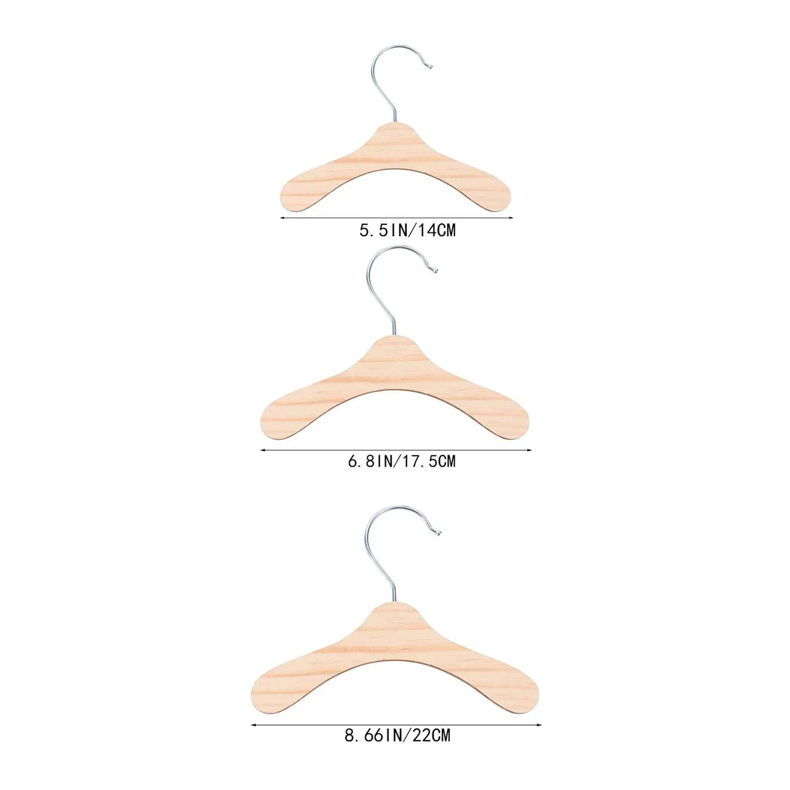 10 Pieces Pet Clothes Rack Hangers Multipurpose for Doll suits Children - view 3