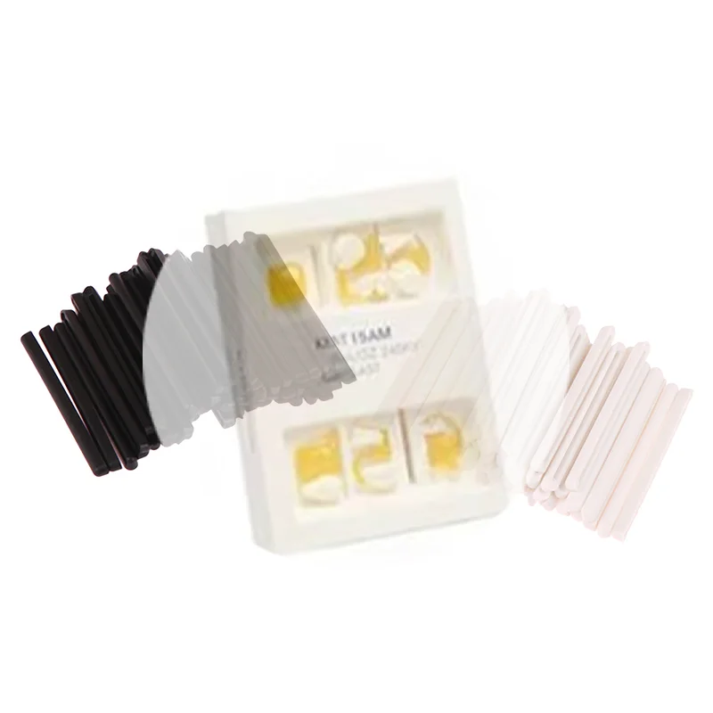 

(HS)50 Pcs/set Pet Clipper Blade Parts Replacement Blade Guides White Black Pet Clipper Blade Accessories