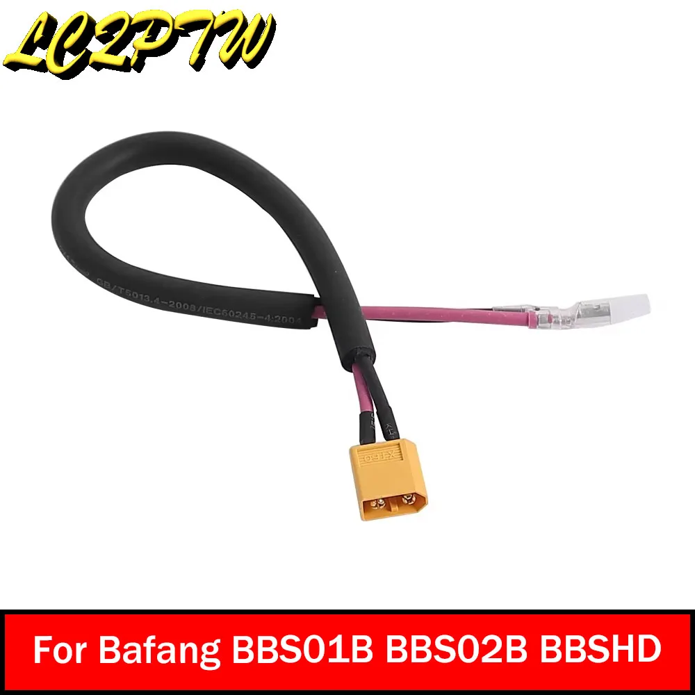 E-Bike Battery Connector Cables for Bafang BBS01B BBS02B BBSHD Mid Drive Motor Electric Bicycle XT60 Connector Cable Power Cable