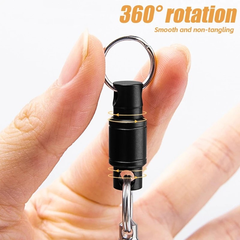 Titanium Quick Release Detachable Keychain Clip For Men & Women DIY Clip For Home Office