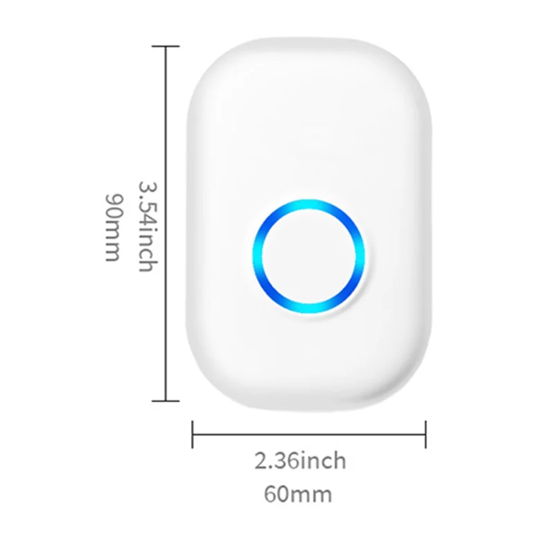 M01K Wireless Doorbell Waterproof Smart Doorbell Home Door Bell Intelligent 4-Level Volume Control 38 Songs Doorbell