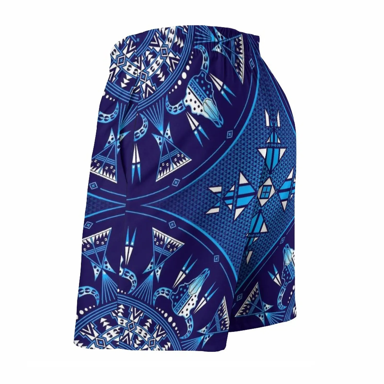 Buffalo Gathering Blue Men'S Beach Shorts Quick Dry Travel Swimsuit Trunks Surf Pants Sports Pants Melvin War Eagle Buffalo