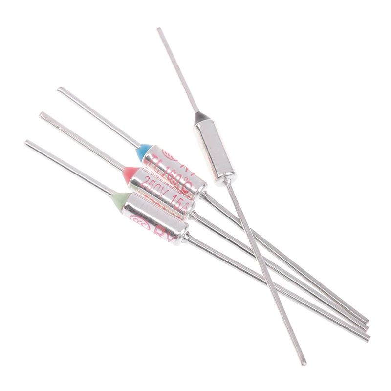 10Pcs TF Thermal Fuse RY 15A 250VTemperature 121C-192C High-Precision Temperature Control