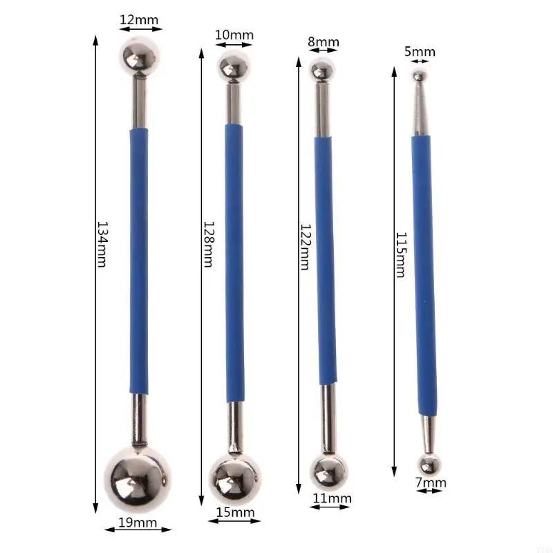 77JA 4PCS/SET Thép không gỉ kép ép vữa vữa vữa