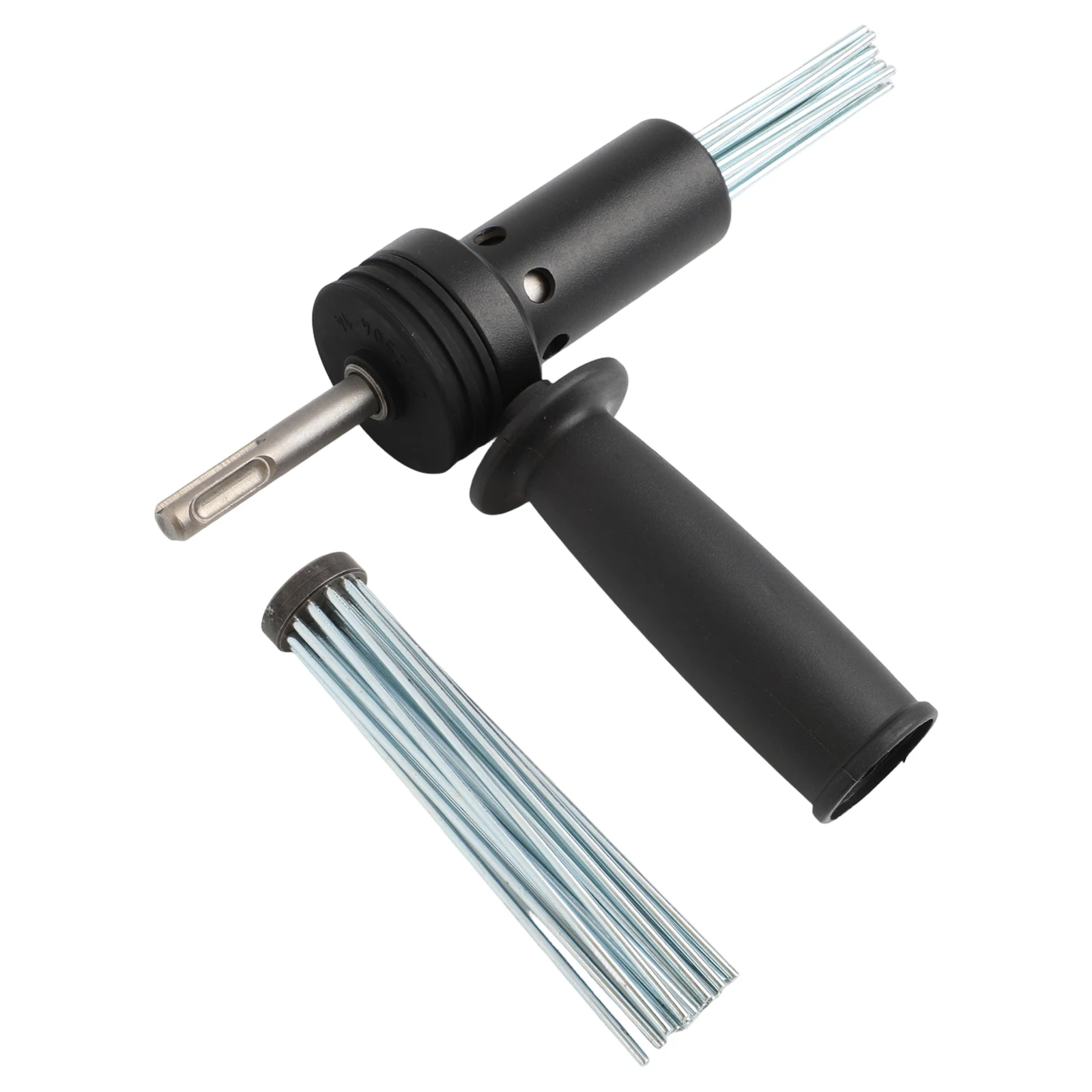 Electric Hammer Needle Scaler Adapter for sds Interface for Rust Removal Concrete Drilling and for tile Installation Prep