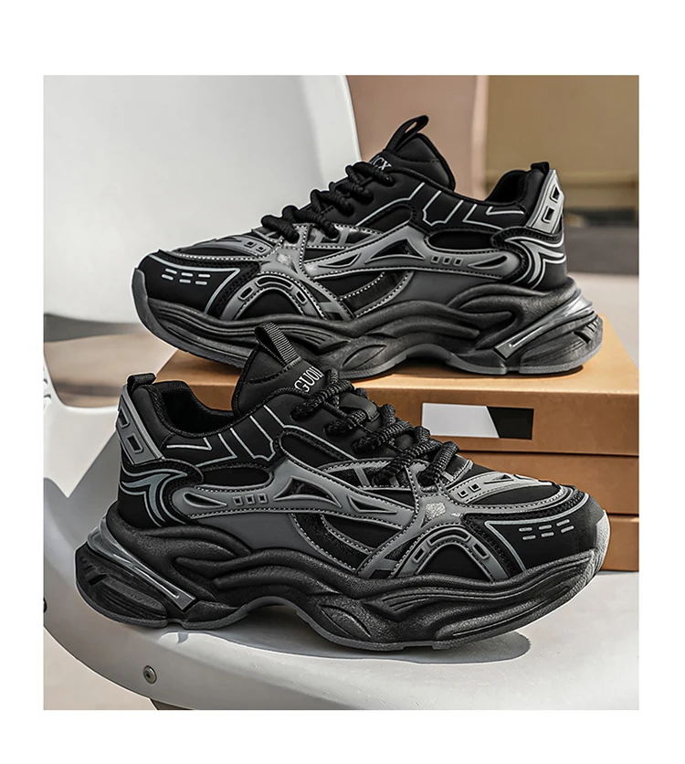 Herbst Neue Herren Freizeitschuhe Atmungsaktiv Komfortabel Erhöht Langlebig für den täglichen Arbeitsweg Streetstyle – Detail 18