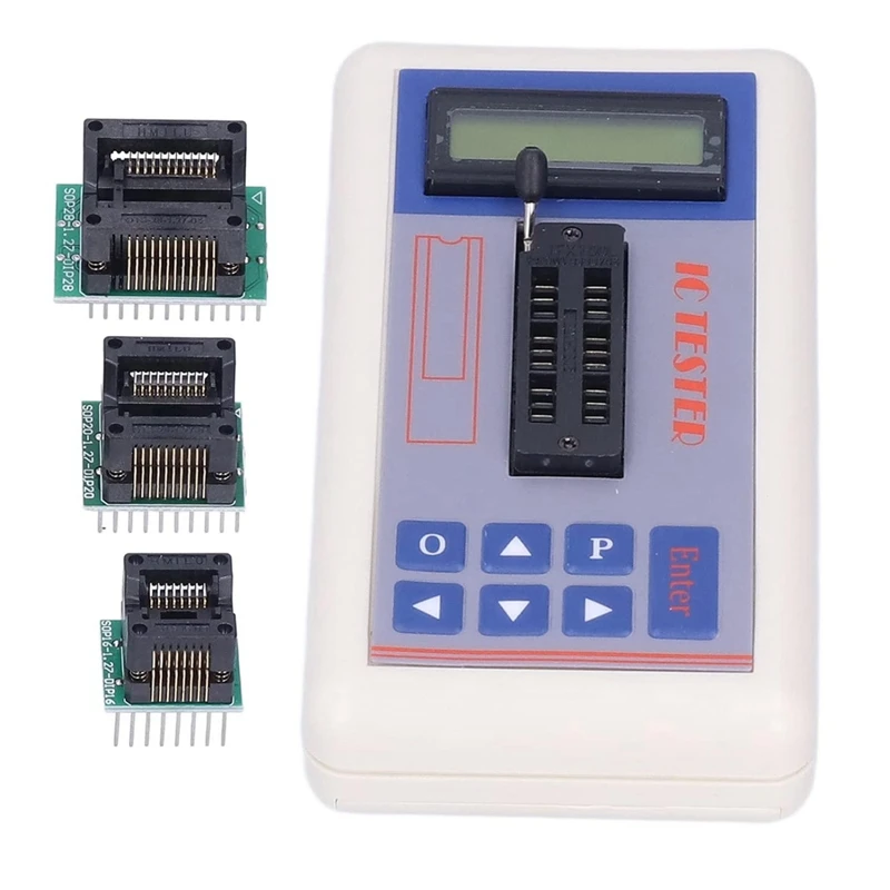 

Integrated Circuit Tester, IC Transistor Capacitor Tester, Diode Checker Detector, With 5V 3.3V AUTO Mode