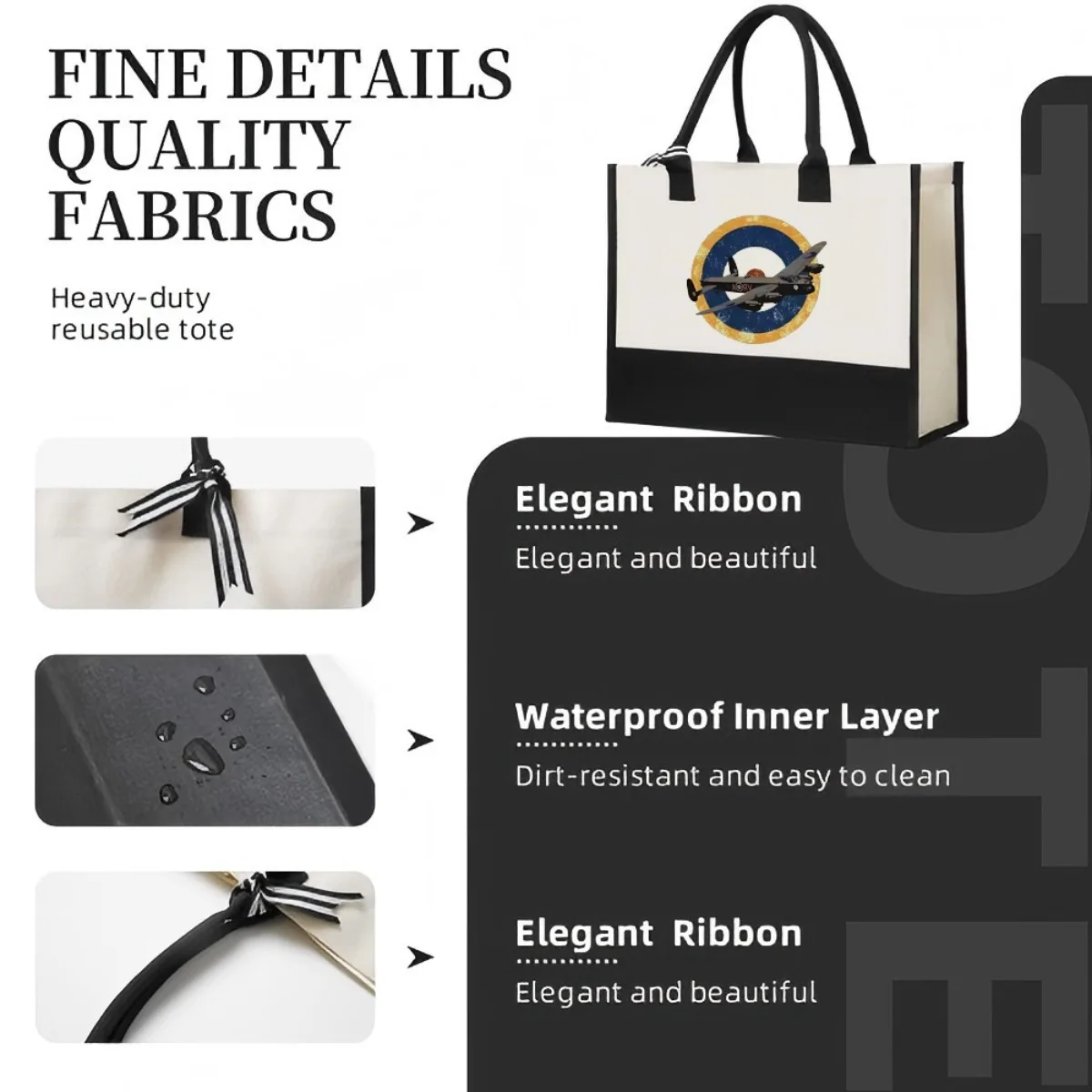 تي شيرت لمحبي الطائرة RAF البريطاني AVRO LANCASTER WW2 BOMBER PLANE تي شيرت رجالي بديل Lar 2026 وصل حديثًا موضة عملية واسعة