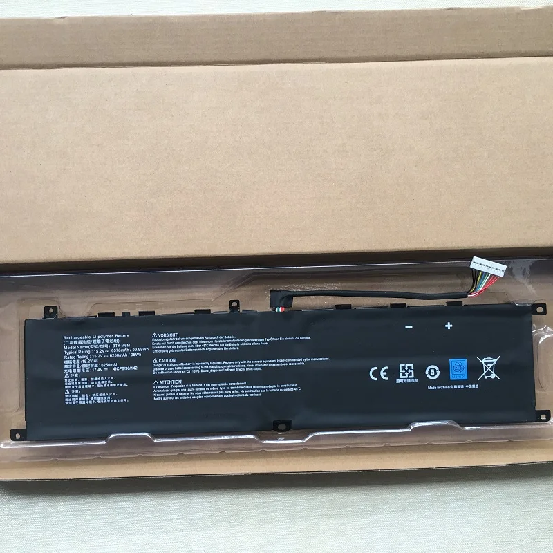 SupStone BTY-M6M Laptop Battery For MSI GE66 GE76 Raider 10SF,GS66 10SE,GP76,66GP,WE76 11UM,WS66 10Ge,MS-16V1,Creator 15 A10SD image 2