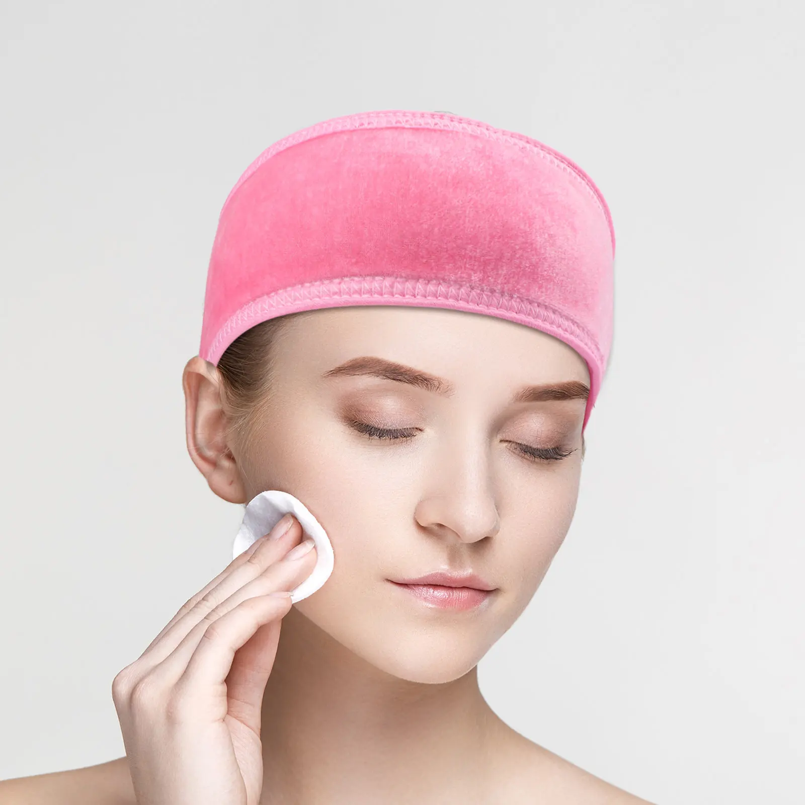Premium Spa Facial Headband Soft Breathable Stretchy Hair Band for Makeup Skincare Cleansing Face Washing Beauty Salon Spa Use