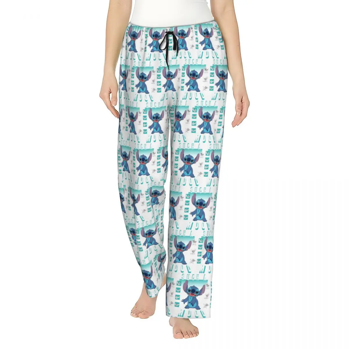 

Custom Stitch In Such A Mood Pajama Pants for Women Sleepwear Lounge Sleep Bottoms Stretch with Pockets