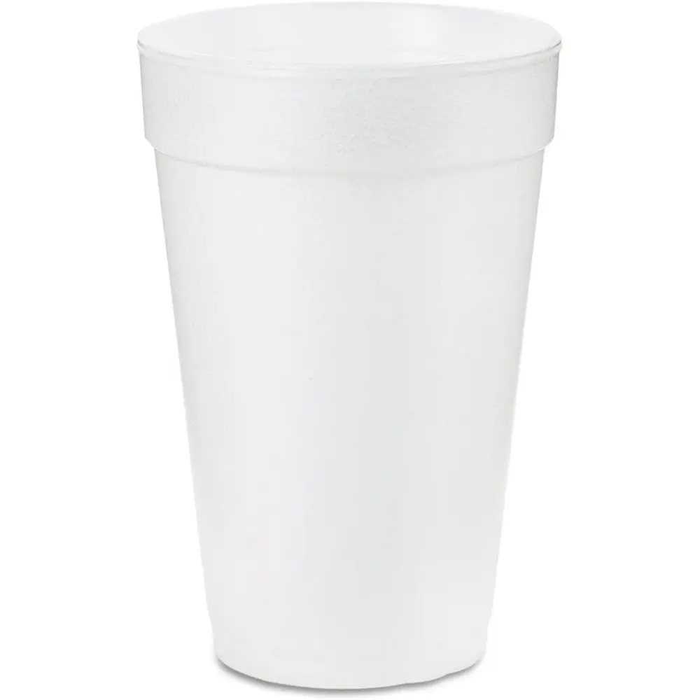

Одноразовые белые термоизолированные стаканы объемом 14 унций для горячих и холодных напитков — одноразовые стаканы для кофе, чая, сока, газировки и многого другого (300 шт.)