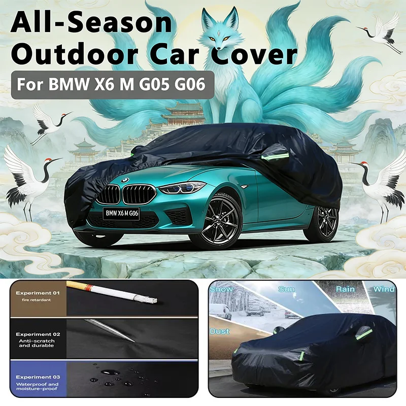 

Car covers for BMW X6 M G05 G06 Outdoor Protection Full Car Covers Snow Cover Sunshade Waterproof Dustproof Exterior