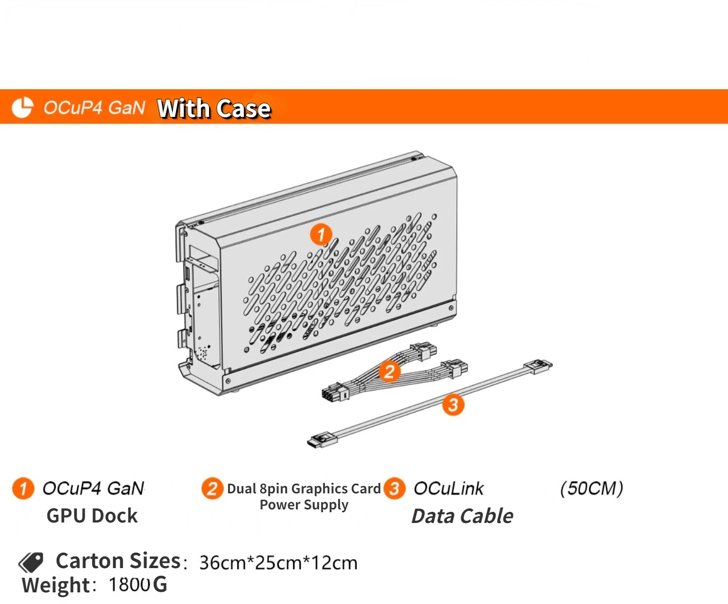 Imagem -05 - Oculink-gpu Doca Case Chip Redriver Pci-e 4.0 x4 M.2 Nvme Adaptador Oculink Laptop Mini pc Placa Gráfica Externa Egpu m2