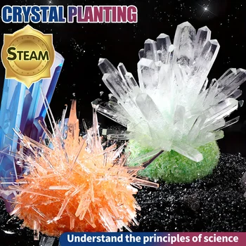 Science education toys, crystal growth and planting, educational puzzle toys, DIY crystal