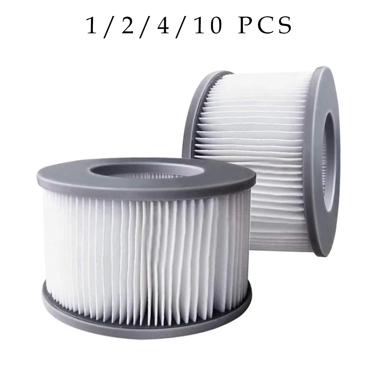 1/2/4/10 PCS Filter for Miweba MSpa Whirlpool Replacement Filter/Filter Holder for Inflatable Pool Swimming Pool Filter