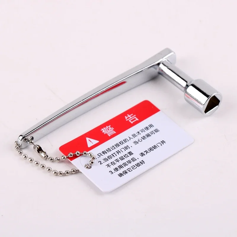 key fit for Triangle lock Square lock Airfoil lock that be applied to train High-speed rail Elevator and Cabinet door 1Pcs