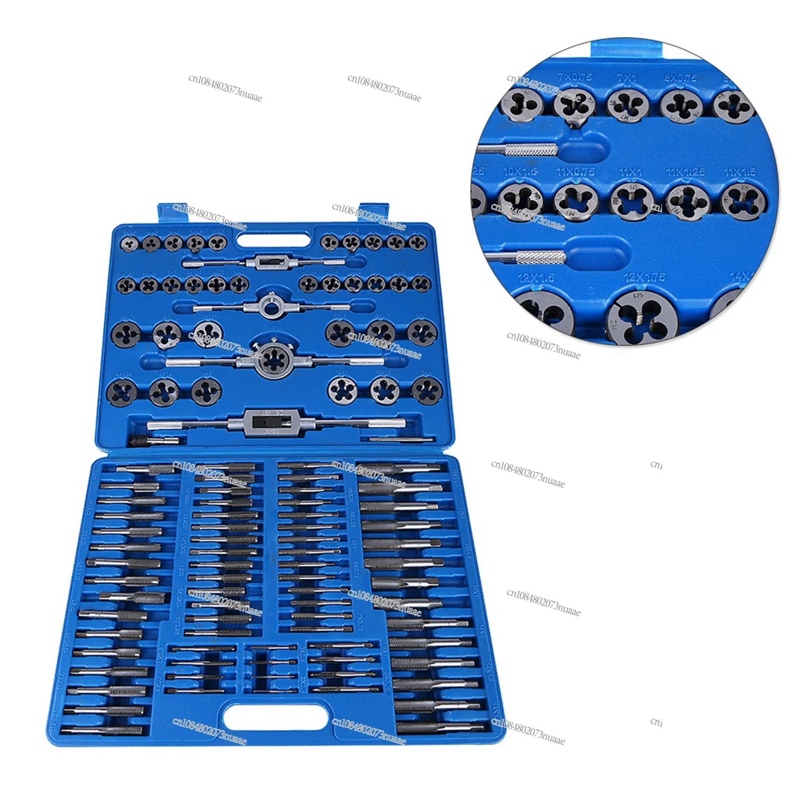 

Tap Tapping Tool Set M2‑ Screw Nut Thread Taps Dies with Wrench Handle Heavy Duty Hand Tool Kit Tap Holder Thread