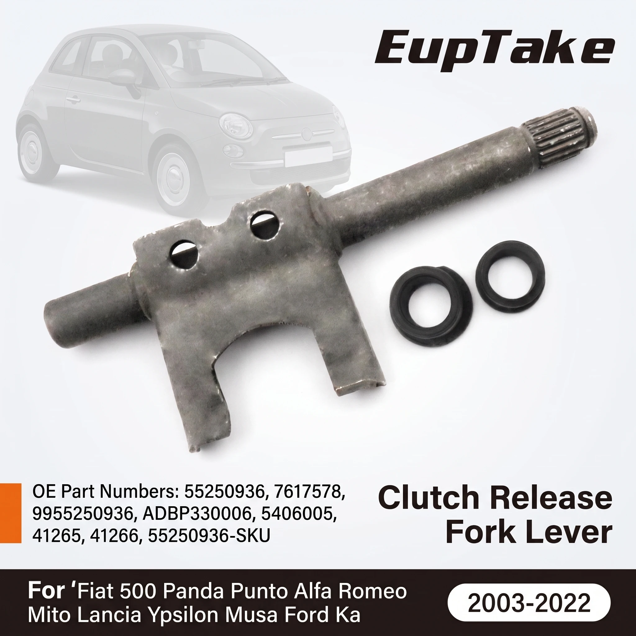Clutch Release Fork Lever for Fiat 500 Panda Punto Alfa Romeo Mito Lancia Ypsilon Musa Ford Ka OE 55250936 7617578 9955250936