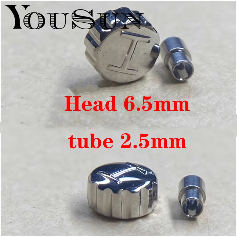 

For Hamilton Watch Head Handle Crown 6.5mm Handle Tube 2.5mm Fittings