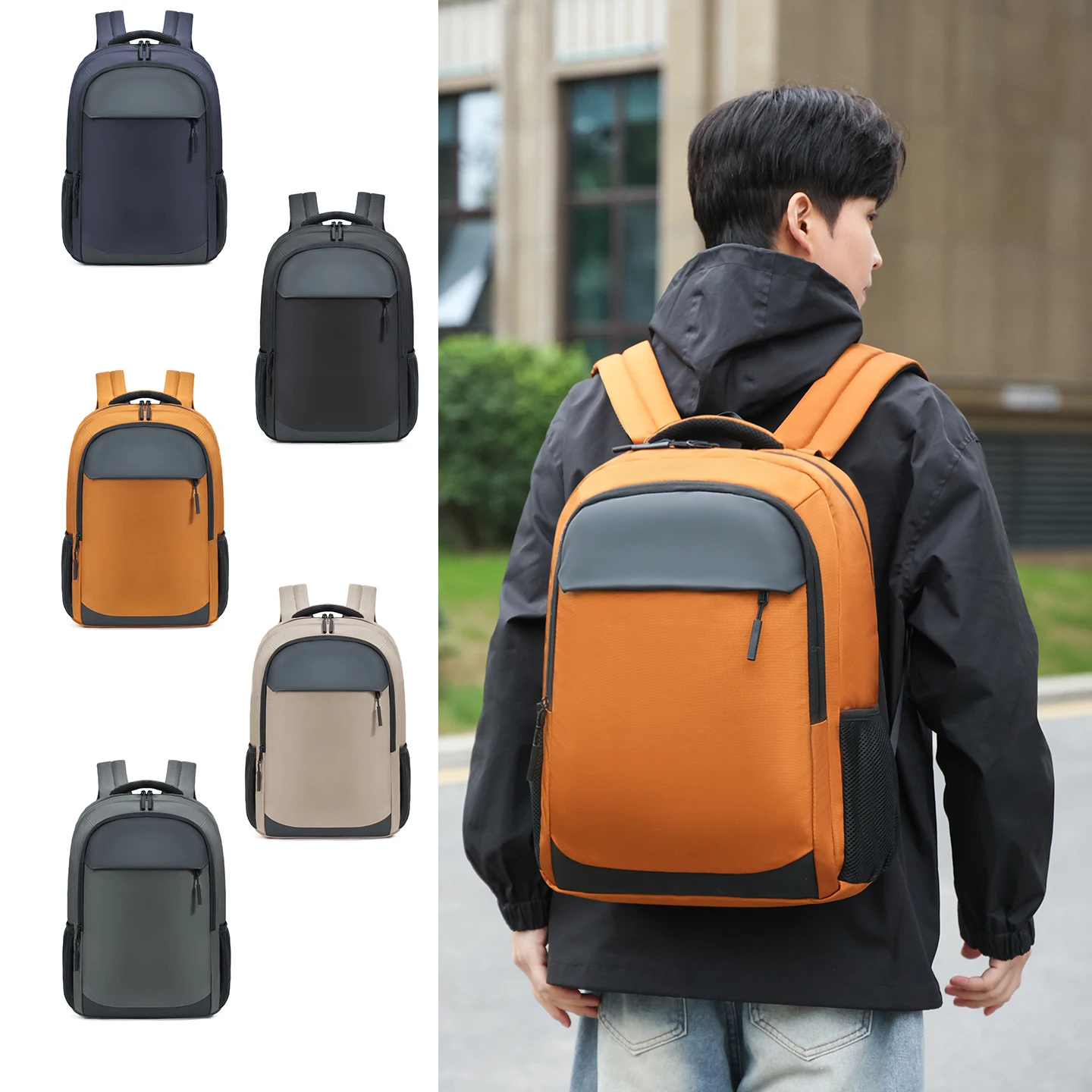 متعددة الوظائف مقاوم للماء ذات سعة كبيرة الأعمال الجديدة الترفيه الرجال على ظهره سعة كبيرة حقيبة سفر الموضة حقيبة ظهر للكمبيوتر