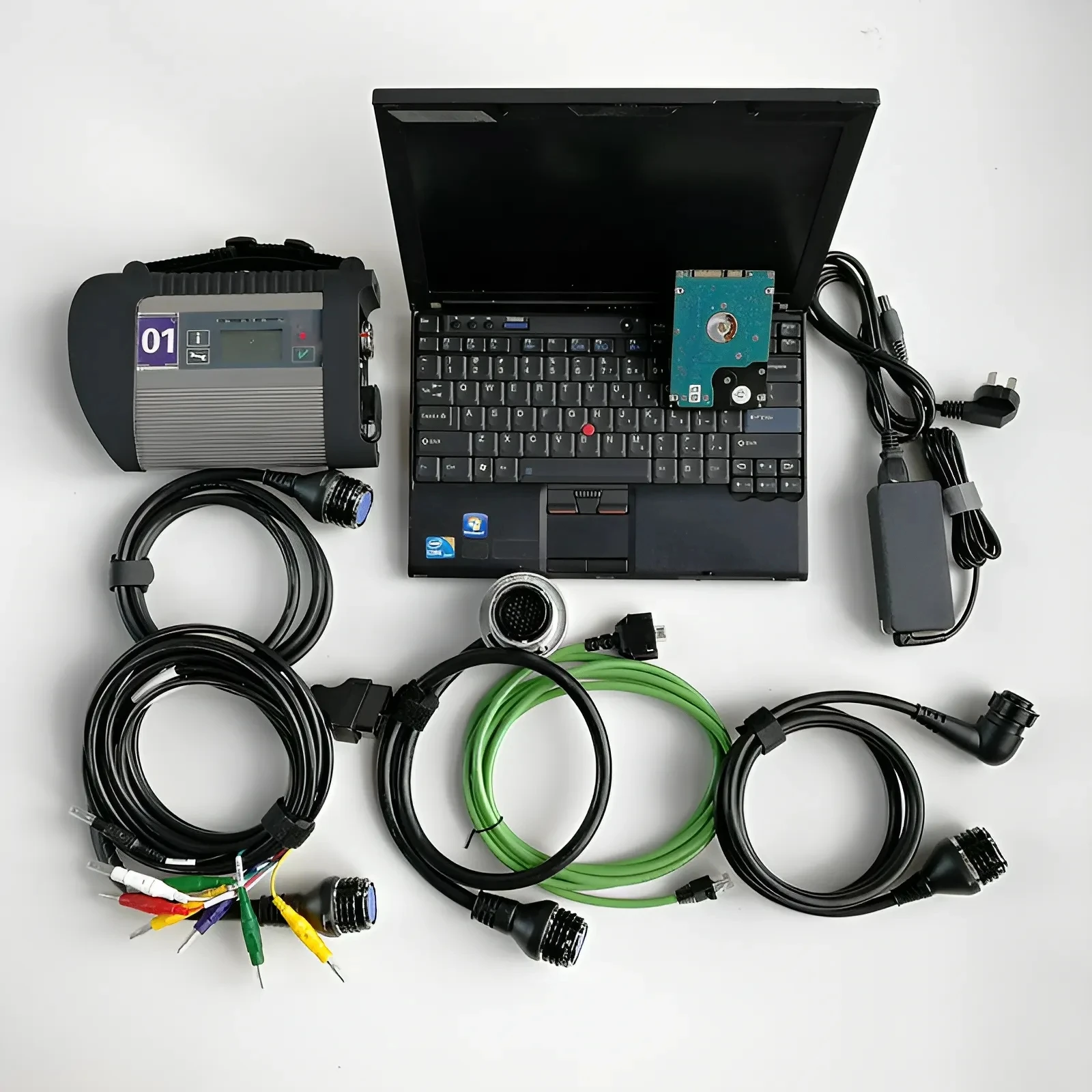 

MB Star C4 DOIP SD WiFi Connect Auto Diagnose Tool MB SD C4 HHTwin x201 Laptop 8G I7 CPU 320GB HDD for Mercedes Trucks Cars Bus