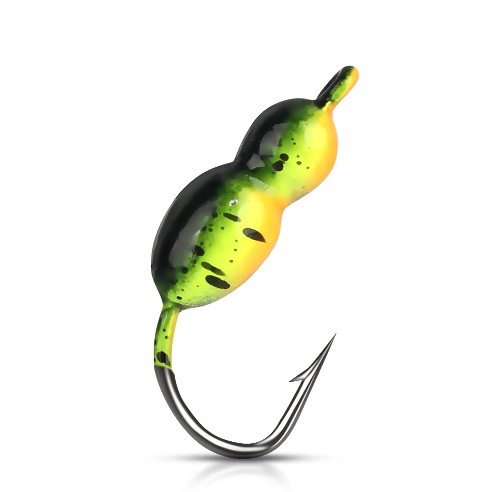 DNDYUJU Mini señuelo de hielo jig cabeza plomo anzuelo púas - imagen 4