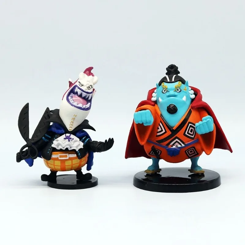 Uma peça luffy zoro nami usopp sogeking sanji q edição figura personalidade criativa anime modelo periférico ornamento de mesa