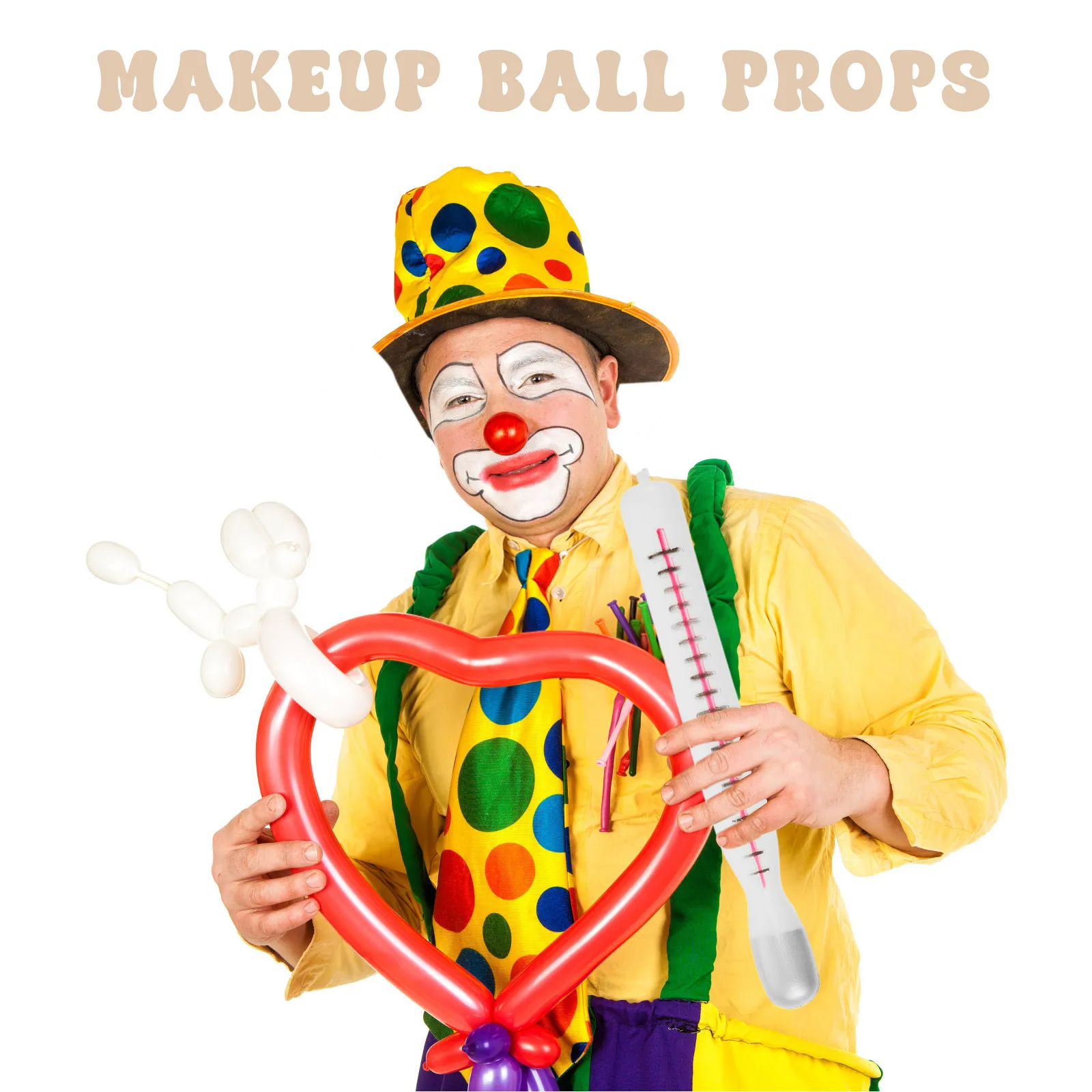 

2Pcs Jumbo Thermometer Prop Giant Plastic Simulation Medical Tool Realistic Doctor Nurse Costume Accessory for April Fools Day