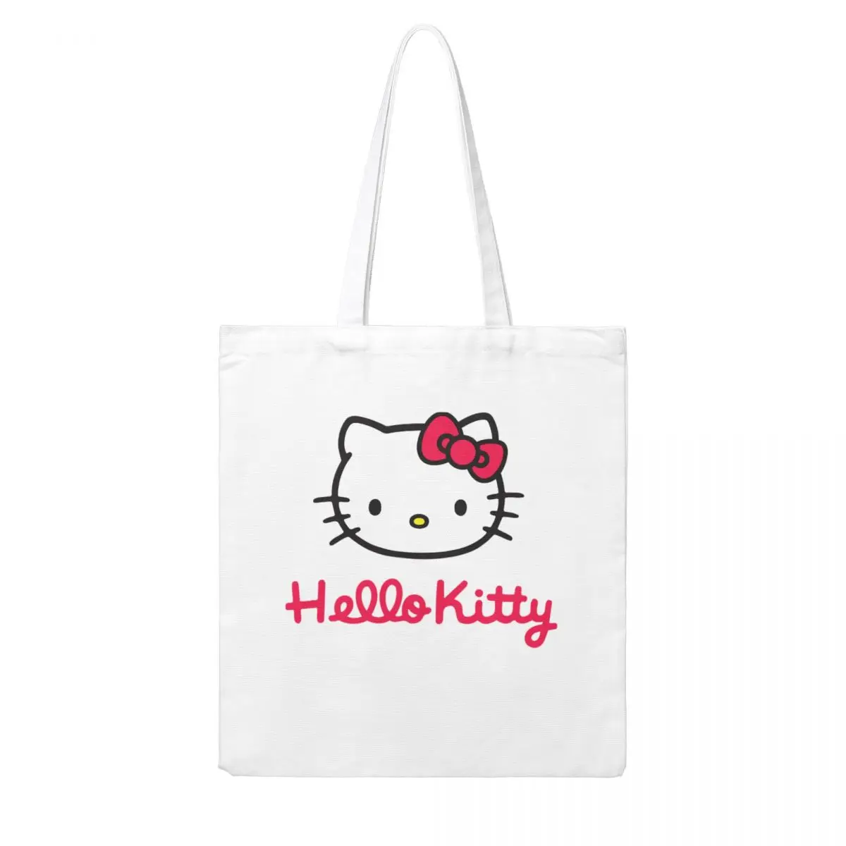 Unisex Hello Kitty Tote Bags Large Capacity Grocery Bag for Ladies Handbags