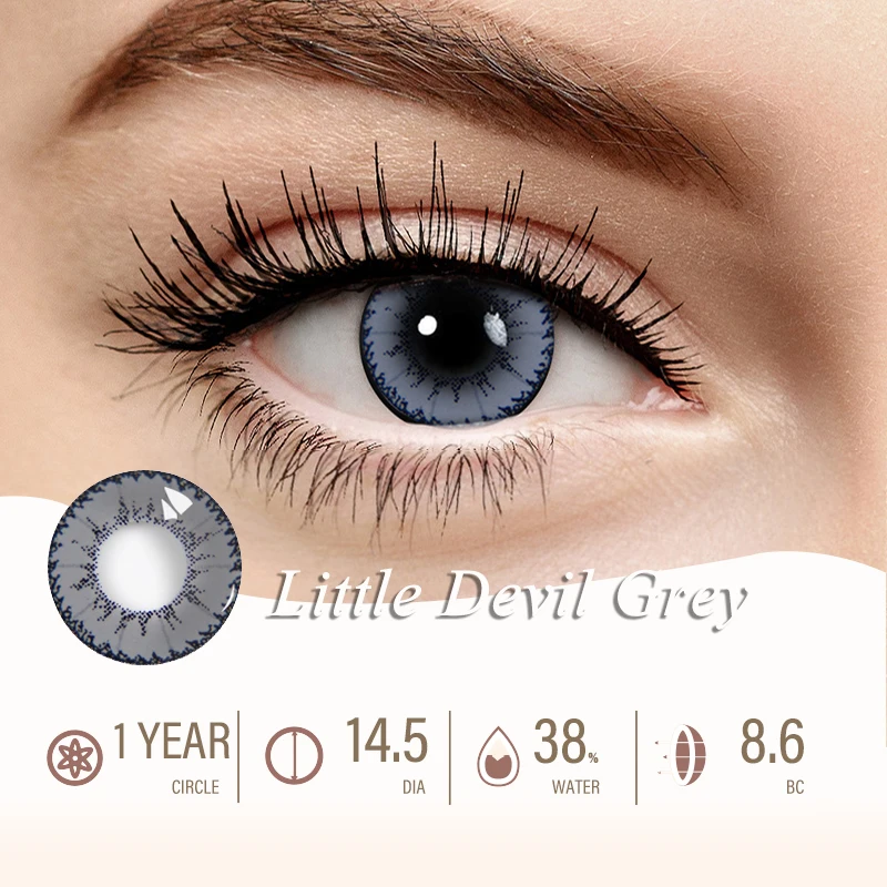 VisualClick Colored Contact Lenses Color Con Lenses Eye Color Contact Lenses for Eyes Colored Lenses Natural Colored Eye Lenses