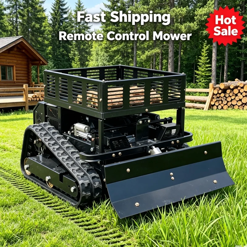 Customized Hot Sale Cordless Lawn Mower Remote Control Lawn Mower Self Propelled Lawn Mower Height Adjustable Cutting