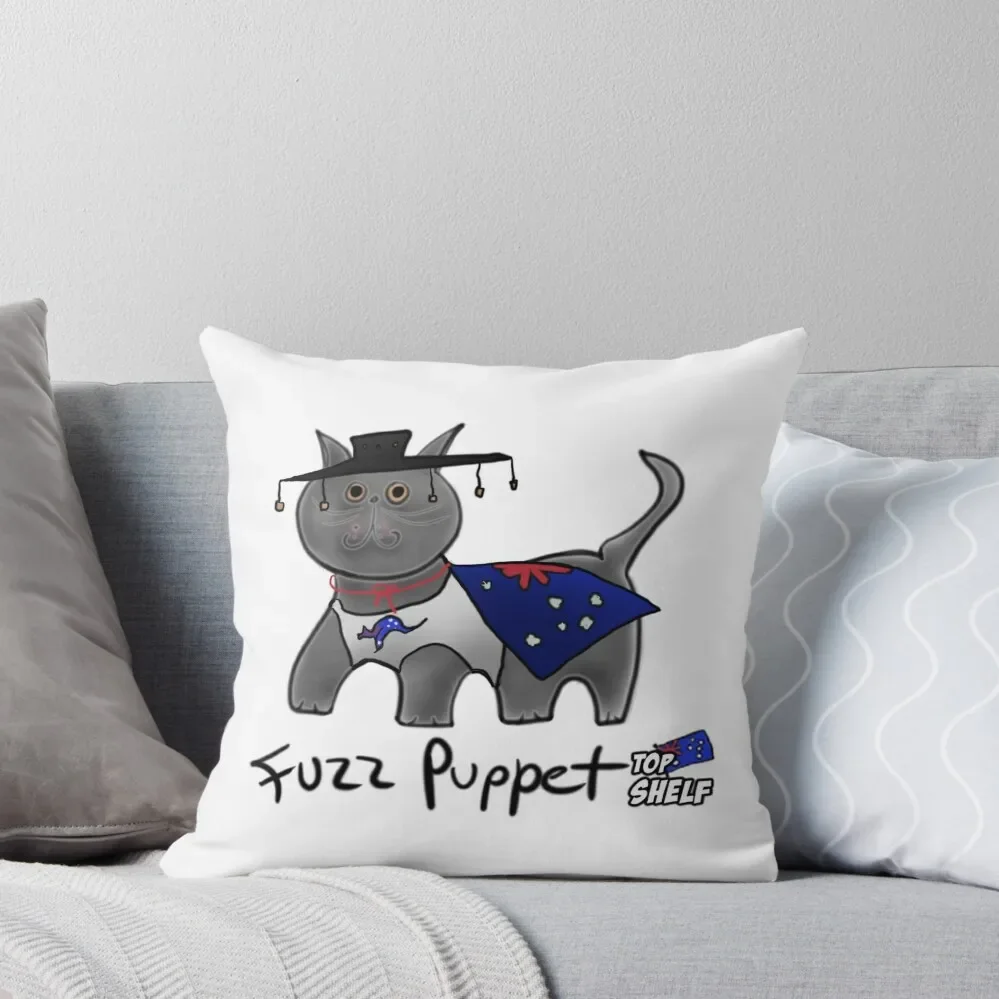 Cute Cat Fuzz Puppet [Straya Edition] Throw Pillow Custom Cushion Photo anime girl pillow