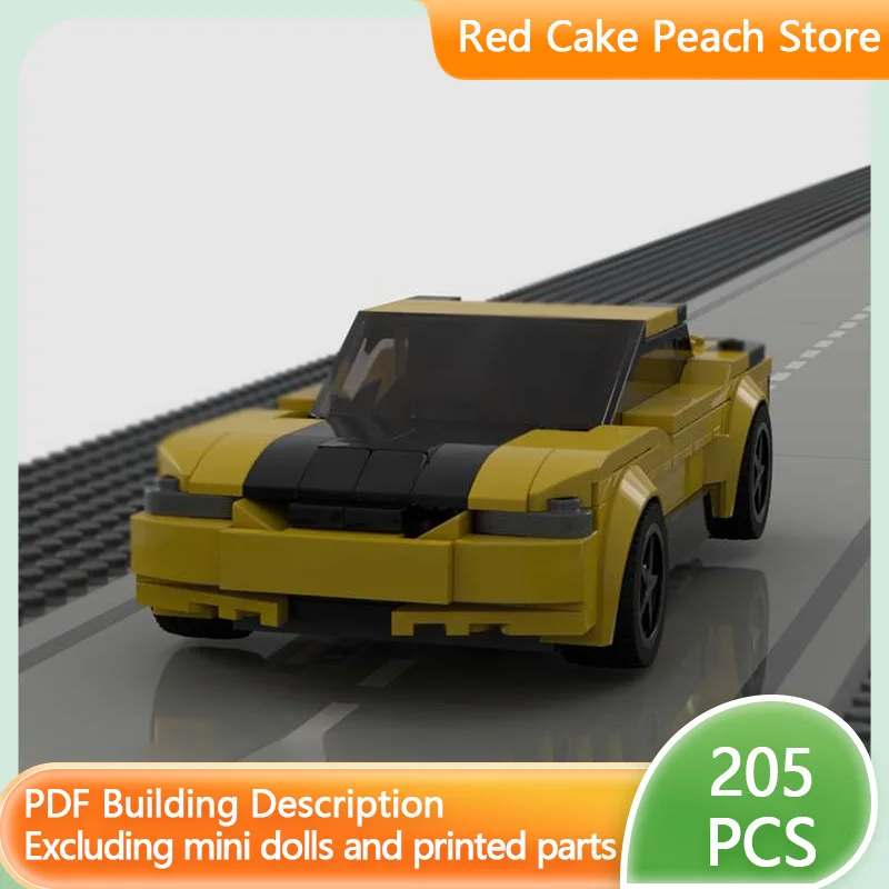 

Speed Racing Car Model MOC Building Bricks American Sports Car Modular Technology Children Holiday Gifts Assemble Toys Suit