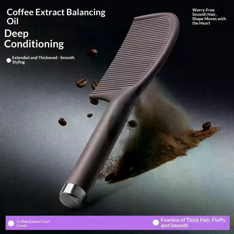 Coffee Dregs Comb Women's Special Oil Absorbing Volumizing Hair Home Use Smooth Hair Beautifying Hair Comb