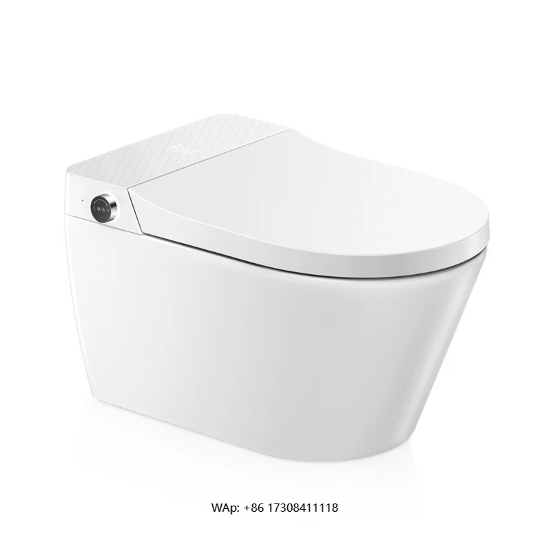 

Насадка Самоочищающийся интеллектуальный унитаз Керамическая ловушка P Настенная подвеска Умный унитаз