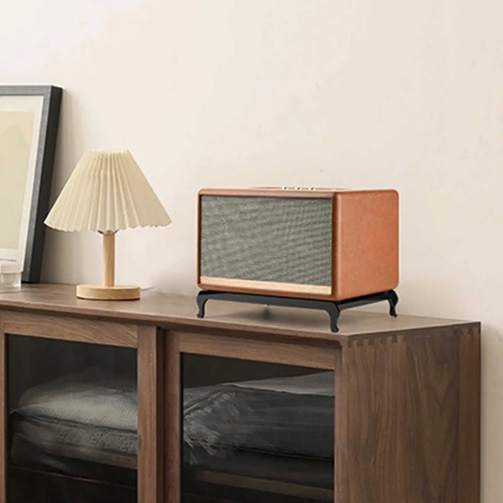 

Настольная подставка для динамика, противоскользящая полка для дисплея для комнаты, домашнего офиса