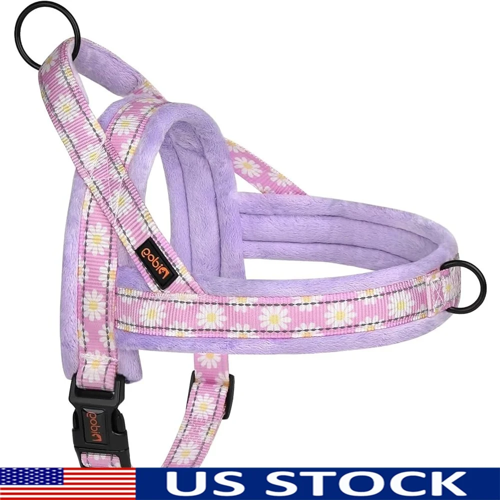

No Pull Dog Harness Soft Padded Easy Walk Adjustable Reflective Quick Release Buckle Comfortable Pet Harness Training Outdoor