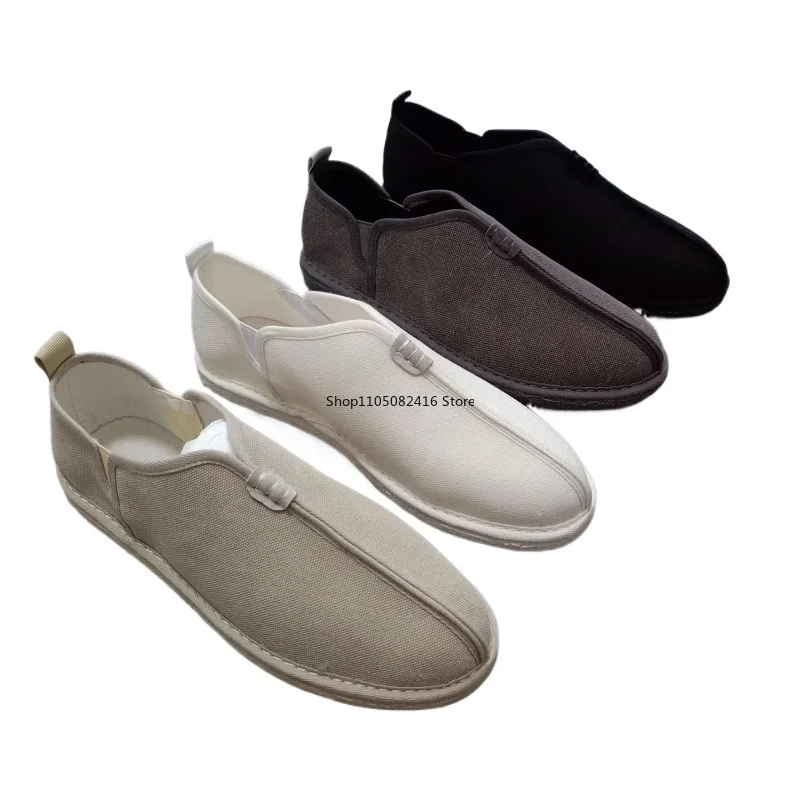 أحذية شاولين البوذية الراهب الكونغ فو فنون الدفاع عن النفس الصينية الجناح تشون التدريب أحذية رياضية للنساء الرجال مخيط يدويا الأحذية الناعمة