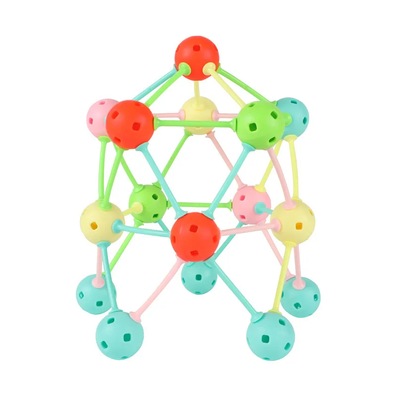 

Children'S Building Blocks Ball Building Blocks Beads Three-Dimensional Space Thinking Geometry Teaching Aids Educational Puzzle