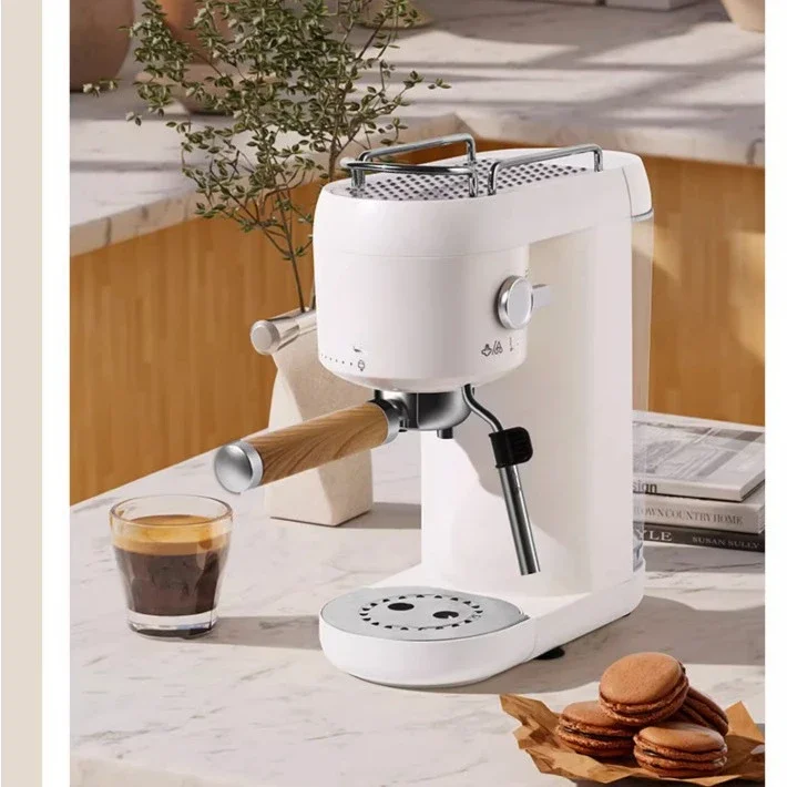 Coffee machine Italian coffee machine visual full semi-automatic household milk frother machine small, bean grinder