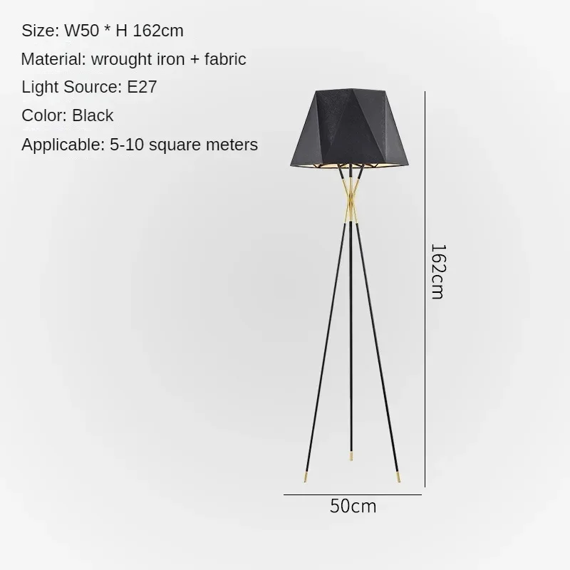 2025 Nordic Modern Creative Three Legged American Minimalist Design VerticalFloor Lamp LED Ambient Light for LivingRoom Study