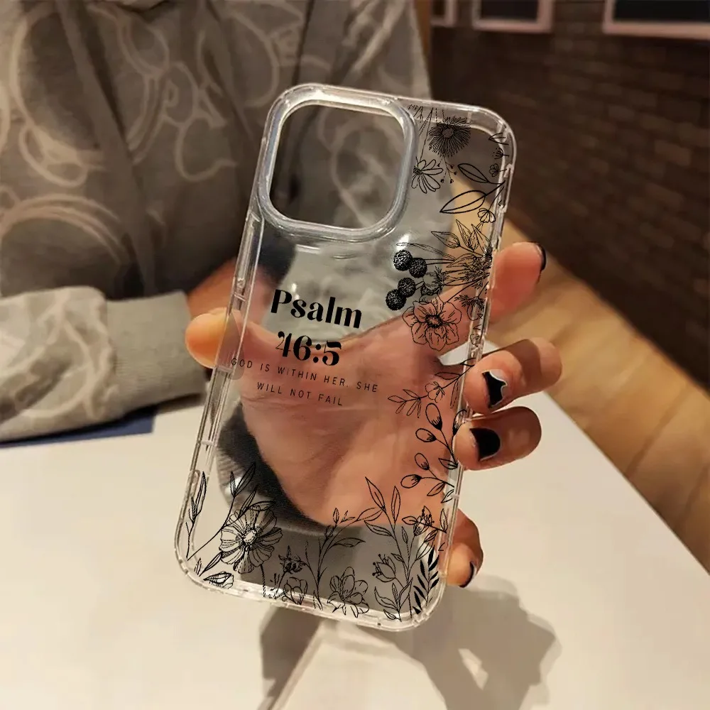 Прозрачный чехол для телефона с